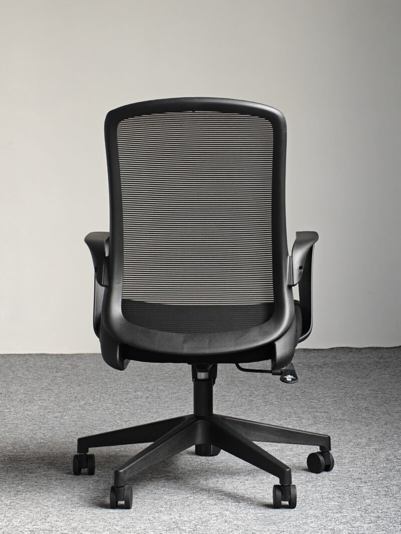 809B-2 Cotton Seat Breathable Mesh Desk Chair - Ergonomic Design for Long Hours Sitting