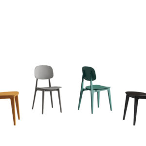 867 Plastic Chairs One-piece Injection Molding Plastic Chairs