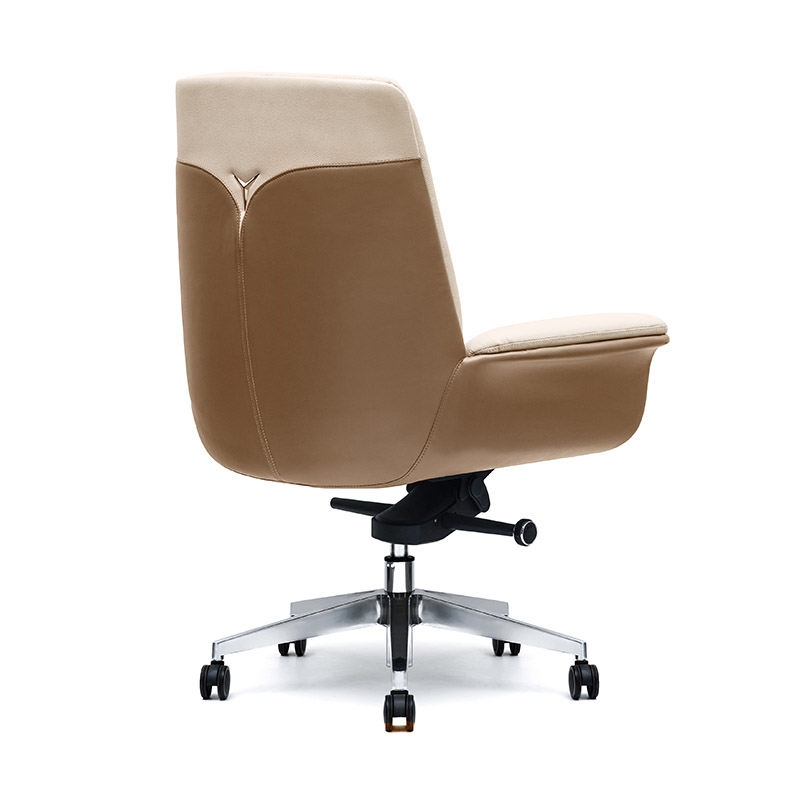 Y020 Leather Office Chair Swivel Chair for Computer Desk