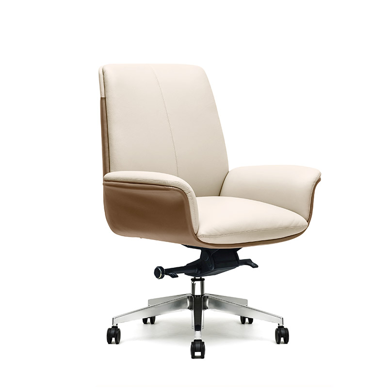 Y020 Leather Office Chair Swivel Chair for Computer Desk