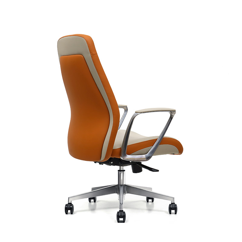 Y002-1 Leather Office Chair Swivel Chair for Computer Desk