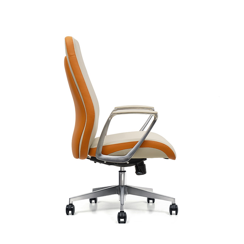 Y002-1 Leather Office Chair Swivel Chair for Computer Desk