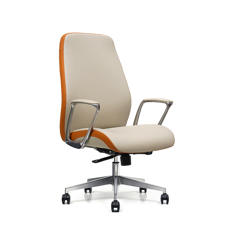Y002-1 Leather Office Chair Swivel Chair for Computer Desk