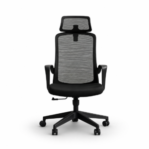 809A-2 Cotton Seat Ergonomic Office Chair with Adjustable Lumbar Support and 2D Headrest