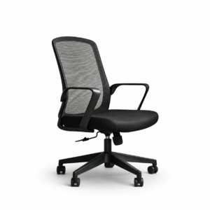 809B-2 Cotton Seat Breathable Mesh Desk Chair - Ergonomic Design for Long Hours Sitting