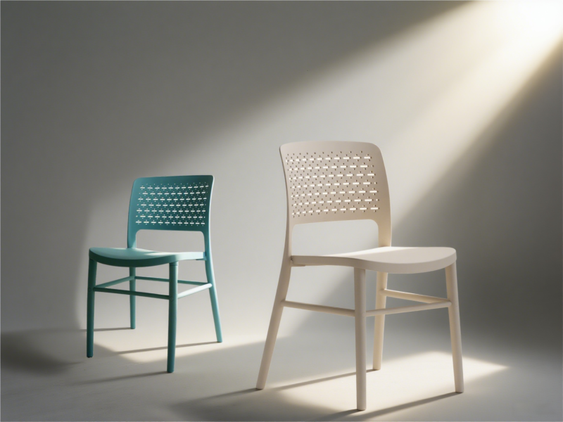 811 Plastic Chairs One-piece Injection Molding Plastic Chairs