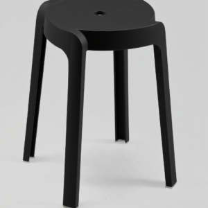 Round Stool Plastic Chairs One-piece Injection Molding Plastic Chairs