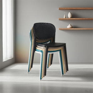 给椅子添加背景-1.png 853C Plastic Chairs One-piece Injection Molding Plastic Chairs