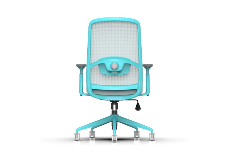 810B-2 Cotton Seat Ergonomic Office Chair with Adjustable Lumbar Support and 3D Armrests