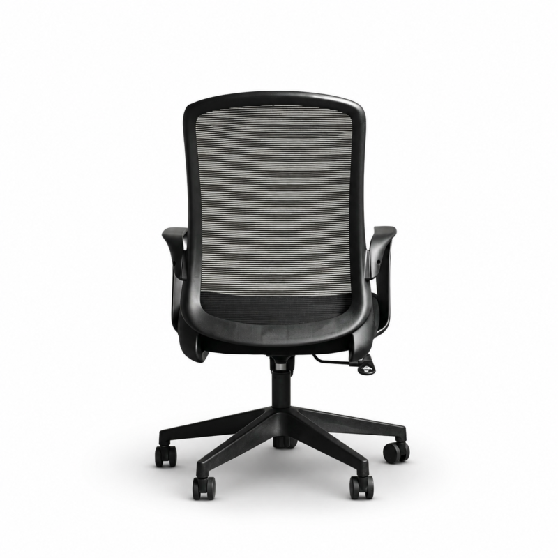 809B-2 Cotton Seat Breathable Mesh Desk Chair - Ergonomic Design for Long Hours Sitting
