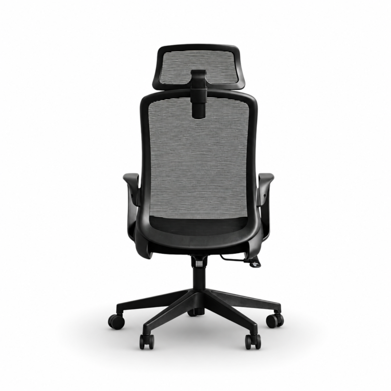 809A-2 Cotton Seat Ergonomic Office Chair with Adjustable Lumbar Support and 2D Headrest