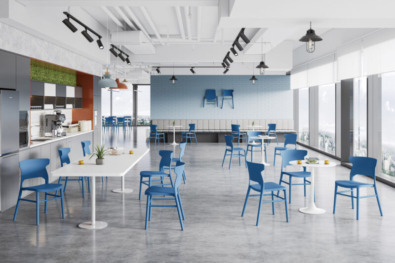 813 Plastic Chairs One-piece Injection Molding Plastic Chairs