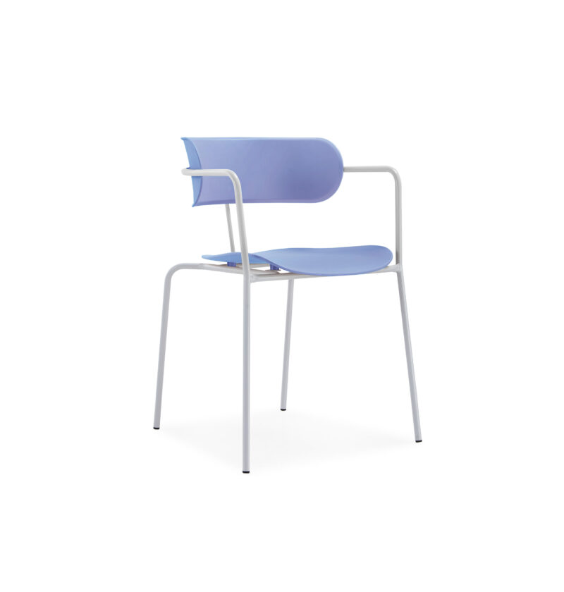 蓝色-01-scaled-1.jpg ST014 High-End Ergonomic Mesh Office Chair Swivel Home Office Chair