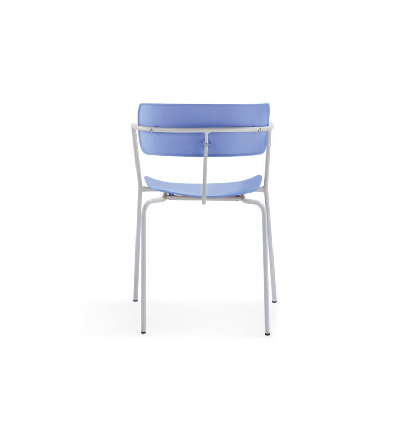 蓝色-03-scaled-1.jpg ST014 High-End Ergonomic Mesh Office Chair Swivel Home Office Chair